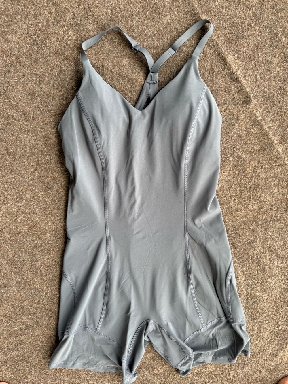 lululemon athletica Gray One-Piece Jumpsuit Romper
